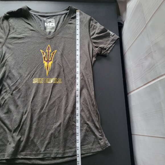 Adidas Arizona Sun Devils Ultimate Tee, Women’s M, Heather Grey, T-shirt, NWOT - Picture 8 of 8